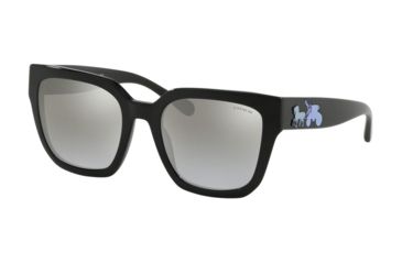 Image of Coach L1049 HC8249 Progressive Prescription Sunglasses, 53mm, Black, HC8249-50026V-53-PRO