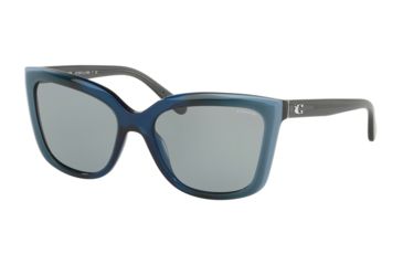 Image of Coach L1059 HC8261 Sunglasses 553387-56 - , Gray Solid Lenses