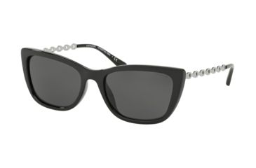 Image of Coach L1065 HC8257U Progressive Prescription Sunglasses, 55mm, Black, HC8257U-500287-55-PRO