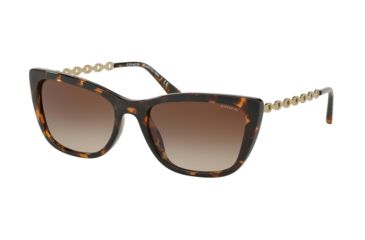 Image of Coach L1065 HC8257U Progressive Prescription Sunglasses, 55mm, Dark Tortoise, HC8257U-512013-55-PRO