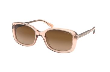 Image of Coach L1121 HC8278F Sunglasses 556174-55 - , Brown Gradient Lenses