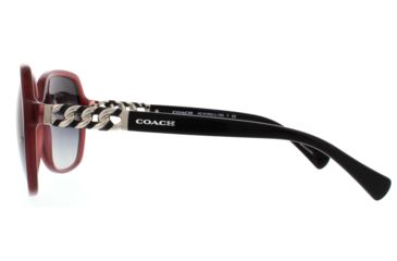 Image of Coach L130 HC8155Q Progressive Prescription Sunglasses HC8155Q-532111-59 - Lens Diameter 59 mm, Frame Color Milky Black Cherry/Black