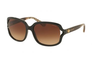 Image of Coach L149 HC8169 Single Vision Prescription Sunglasses HC8169-535313-57 - Lens Diameter 57 mm, Frame Color Black/Wild Beast