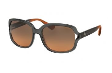 Image of Coach L149 HC8169 Single Vision Prescription Sunglasses HC8169-536395-57 - Lens Diameter 57 mm, Frame Color Crystal Grey/Crystal Grey Amber Gradient