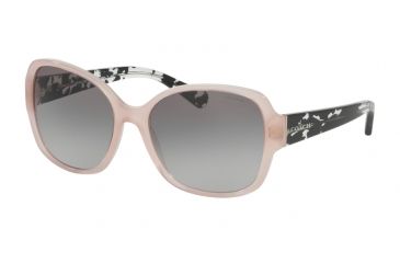 Image of Coach L154 HC8166 Single Vision Prescription Sunglasses HC8166-535011-58 - Lens Diameter 58 mm, Frame Color Blush/Black Crystal Mosaic
