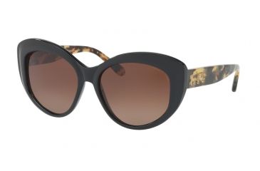 Image of Coach L1633 HC8206 Single Vision Prescription Sunglasses HC8206-5449T5-55 - Lens Diameter 55 mm, Frame Color Black/dark Vintage Tortoise