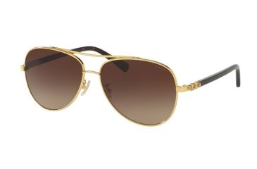Image of Coach L1636 HC7072B Progressive Prescription Sunglasses HC7072B-930313-59 - Lens Diameter 59 mm, Frame Color Gold/Dark Tortoise
