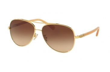 Image of Coach L1636 HC7072B Progressive Prescription Sunglasses HC7072B-930513-59 - Lens Diameter 59 mm, Frame Color Gold Amber