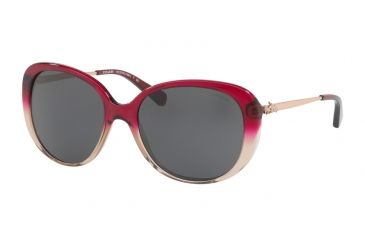 Image of Coach L1651 HC8215 Single Vision Prescription Sunglasses HC8215-547387-57 - Lens Diameter 57 mm, Frame Color Red Sand Gradient