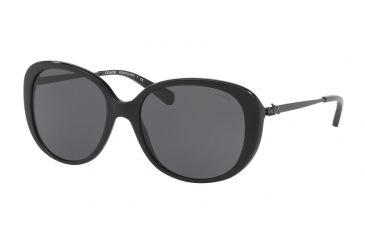 Image of Coach L1651 HC8215 Single Vision Prescription Sunglasses HC8215-548287-57 - Lens Diameter 57 mm, Frame Color Black