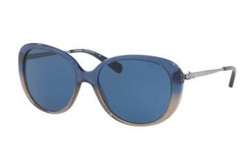 Image of Coach L1651 HC8215 Single Vision Prescription Sunglasses HC8215-548980-57 - Lens Diameter 57 mm, Frame Color Denim Taupe Glitter Gradient