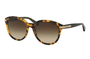 Image of Coach L554 HC8140F Progressive Prescription Sunglasses HC8140F-530913-55 - Lens Diameter 55 mm, Frame Color Tokyo Tort/Blk Military Sig C
