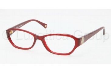 Image of Coach VIOLET HC6009 Single Vision Prescription Eyeglasses 5029-5016 - Burgundy 