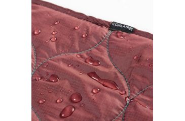 Image of Coalatree Grandview Puffy Kachula  Blanket, Red/Orange/Blue/Green, 50 x 72 flat Grandview-Puffy-kachula