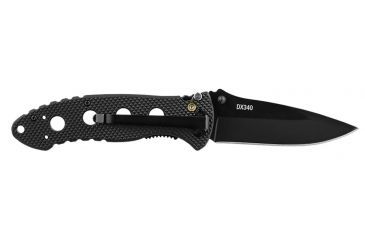 Image of Coast DX340 Tactical Folding Knife, 3.5in Blade, Black,Clam C19CP