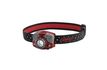 Image of Coast FL75 Dual Color Pure Beam Focusing Headlamp, 435 Lumens, 3 x AAA, Red, 20614