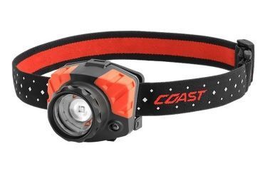 Image of Coast FL85 Dual Color Pure Beam Focusing Headlamp CP 540 Lumens, Black, Clam 21328