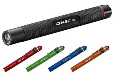 Image of Coast G20 Inspection Beam Penlight, Black, Blue, Green, Orange, Red
