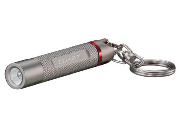 Image of Coast G5 18 Lumen Keychain LED Flashlight, Silver - Clam Pack TT7839CP