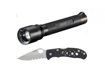 Image of Coast HP17 Variable Power 575 Lumens Flashlight, Black 