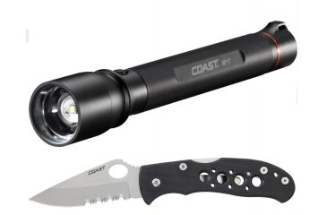 Image of Coast HP17 Flashlight Combo with Coast Pro Predator Lockback Knife