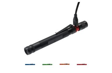 Image of Coast HP3R Rechargeable Focusing Penlight, Black, Blue, Green, Orange, Red