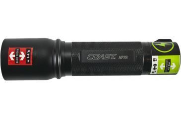Image of Coast HP7R Rechargeable Long Distance Focusing Flashlight, 300 Lumens, Li-Ion Pack/4 x AAA, Black 19221
