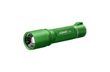 Image of Coast HP7R Rechargeable Long Distance Focusing Flashlight, 300 Lumens, Li-Ion Pack/4 x AAA, Green, 21528