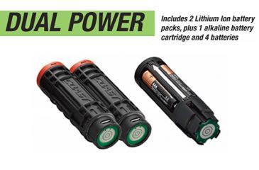 Image of Coast HP7R Rechargeable Long Distance Focusing Flashlight, 300 Lumens, Li-Ion Pack/4 x AAA, Black 19221