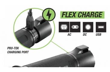 Image of Coast HP7R Rechargeable Long Distance Focusing Flashlight, 300 Lumens, Li-Ion Pack/4 x AAA, Black 19221