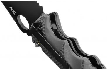 Image of Coast TX395 CP Stainless Steel, Double Lock Folder, 3.9in Blade, Folding Knife, Black, Box 20846