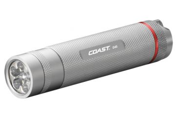Image of Coast V6 Chip LED Tactical Flashlight, Silver TT7345S