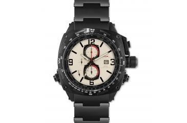 Image of Cobra 47.5mm Black Titanium Case, Tan Dial, Titanium Band