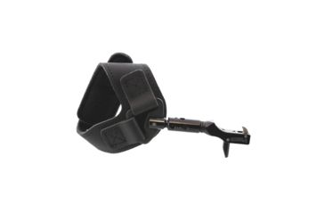 Image of Cobra Archery Moment Diamondback Connector Black Leather Hook, Black, C-740BK