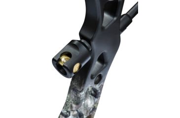 Image of Cobra Archery Trophy Single Caliper Sidewinder Connector Leather, Black, C-725TI