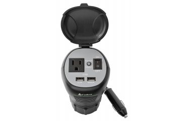 Image of Cobra Cup-holder Design 200 Watt Power Inverter - 200 Wats, CPI290CH