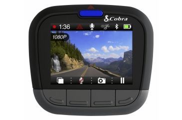Image of Cobra Dash Camera W/Bluetooth,Black/Gray, CDR855BT