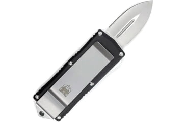 Image of CobraTec Knives Money Clip OTF Automatic Folding Knives, 1.75in, D2 Steel, Plain Blade, Black Handle, BLKMCOTF