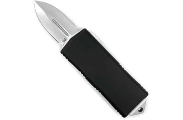 Image of CobraTec Knives Money Clip OTF Automatic Folding Knives, 1.75in, D2 Steel, Plain Blade, Black Handle, BLKMCOTF