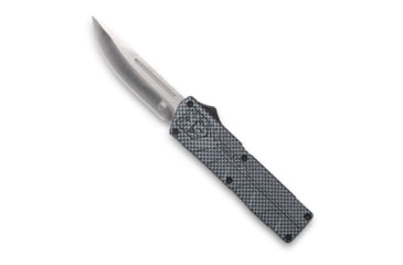 Image of CobraTec Knives Lightweight OTF Automatic Folding Knives, 3.25in, D2 Steel, Drop Non-Serrated, Carbon Fiber Handle, CFCTLWDNS