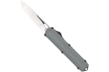 Image of CobraTec Knives Chameleon OTF Knife, 3.25in Blade, Grey Handle, CTCAMGRYM390DNS
