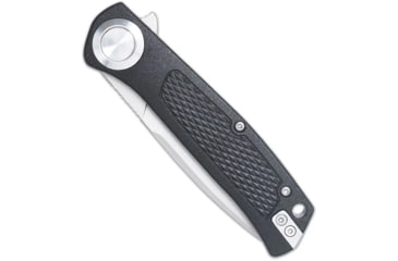 Image of CobraTec Knives EDC Scout Button Lock Automatic Folding Knife, 3.12in, VG10, Drop Point, Grivory Black Handle, CTSCTGRVBLKBL