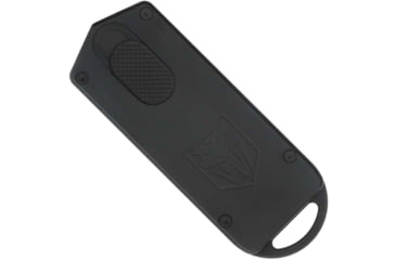 Image of CobraTec Knives ASP OTF Automatic Folding Knife, 1.94 in, D2 Steel, Plain Dagger Blade, Black Aluminum Handle, CTASPBLK