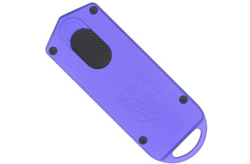 Image of CobraTec Knives ASP 1.94 OTF Dagger Plain D2 Steel Blade, 3.31 Purple Aluminum Handle, CTASPPUR