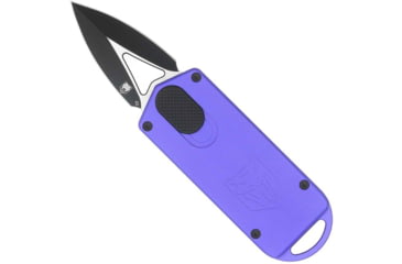 Image of CobraTec Knives ASP 1.94 OTF Dagger Plain D2 Steel Blade, 3.31 Purple Aluminum Handle, CTASPPUR