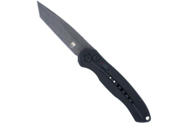 Image of CobraTec Knives BLKDIABLOTNS Diablo Automatic 3.50 Folding Plain Black Stonewa