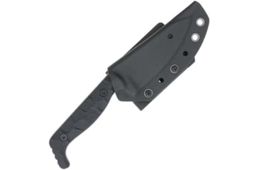 Image of Cobratec Knives Cobratec Kingpin 4 Fixed Bld Black D2 Steel W/kydex Sheath