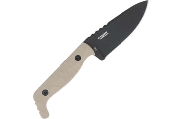Image of Cobratec Knives Cobratec Kingpin 4 Fixed Bld Tan D2 Steel W/kydex Sheath