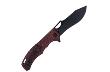 Image of Cobratec Knives Cobratec Nighthawk Folder 3.62 Black D2 Blade/red G-10