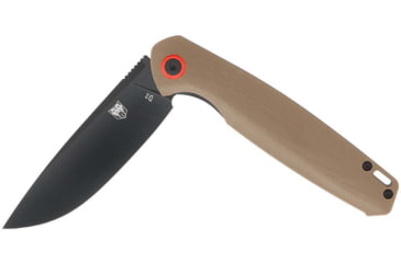 Image of Cobratec Knives Cobratec Rath 3.5 Folder Brown D2 Black Blade